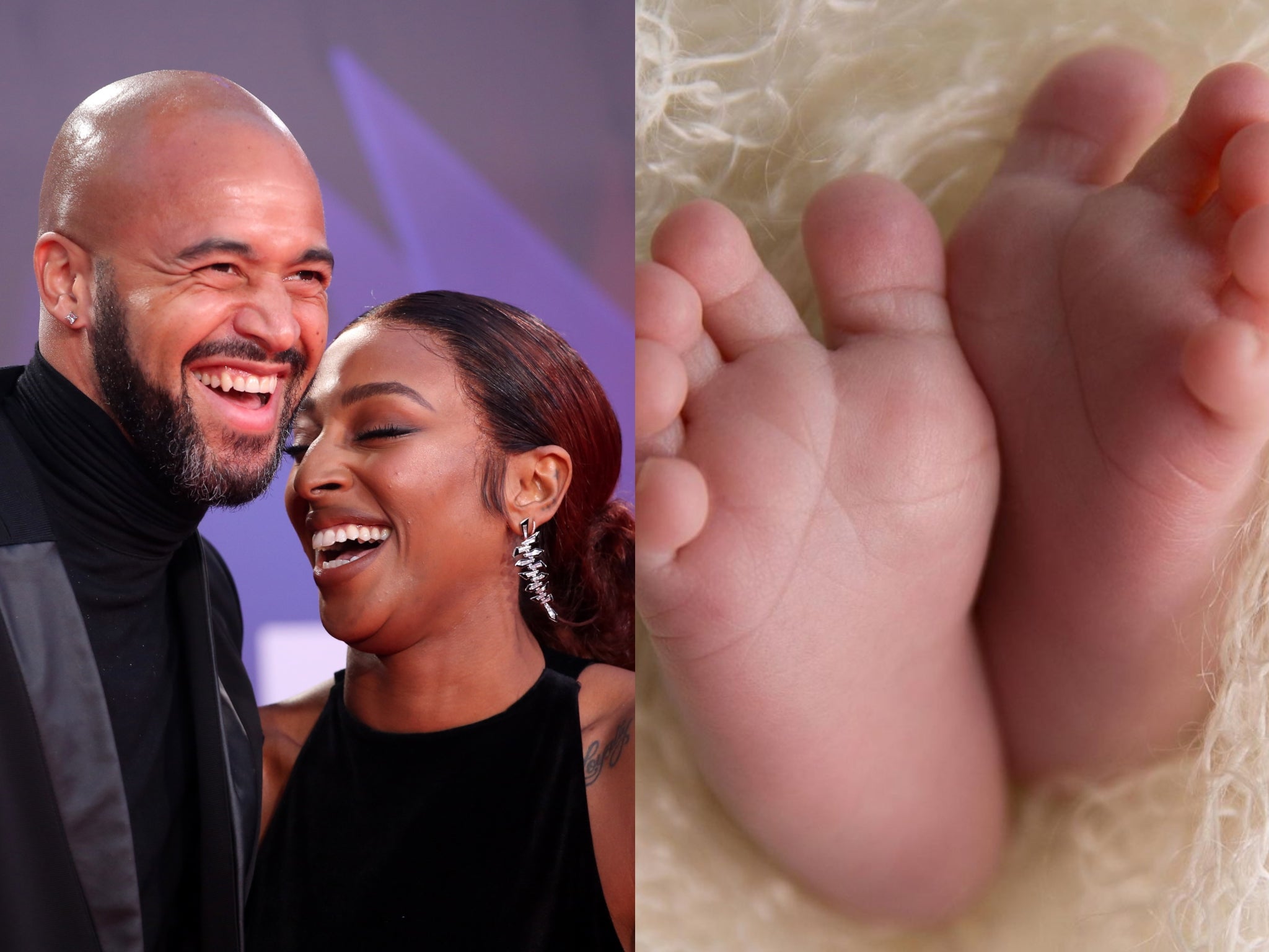 Darren Rudolph and Alexandra Burke welcome first child together