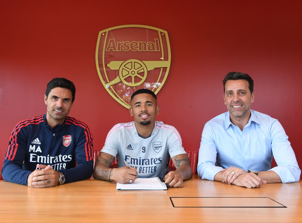 Gabriel Jesus Mikel Arteta Delighted As Arsenal Sign A Player We All Wanted The Independent