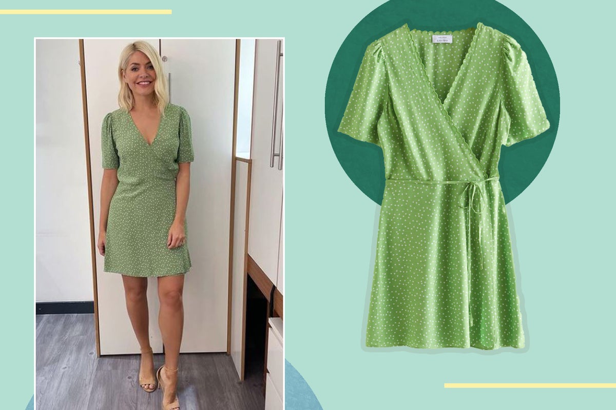 Holly Willoughby’s zesty green mini dress is from a high street brand