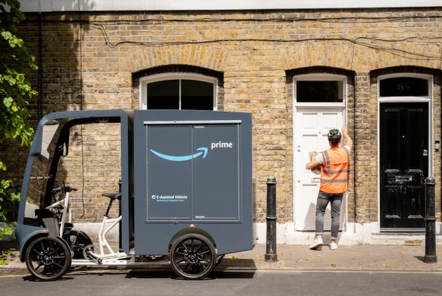 <p>Amazon has 1,000 electric delivery vans on the road in the UK</p>
