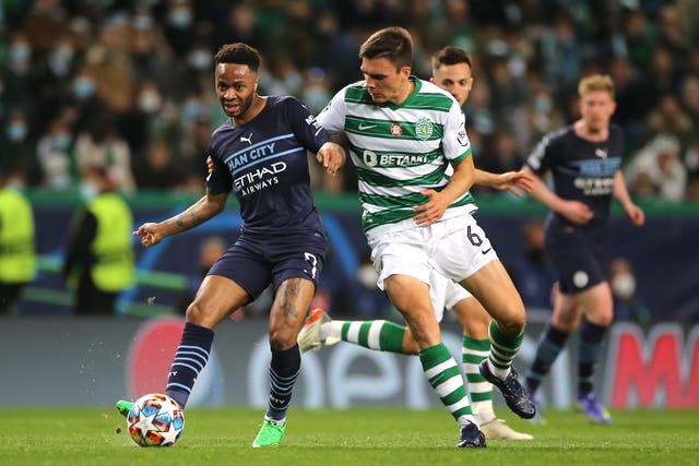 Joao Palhinha (right) brings European experience from his time with Sporting Lisbon (Isabel Infantes/PA)