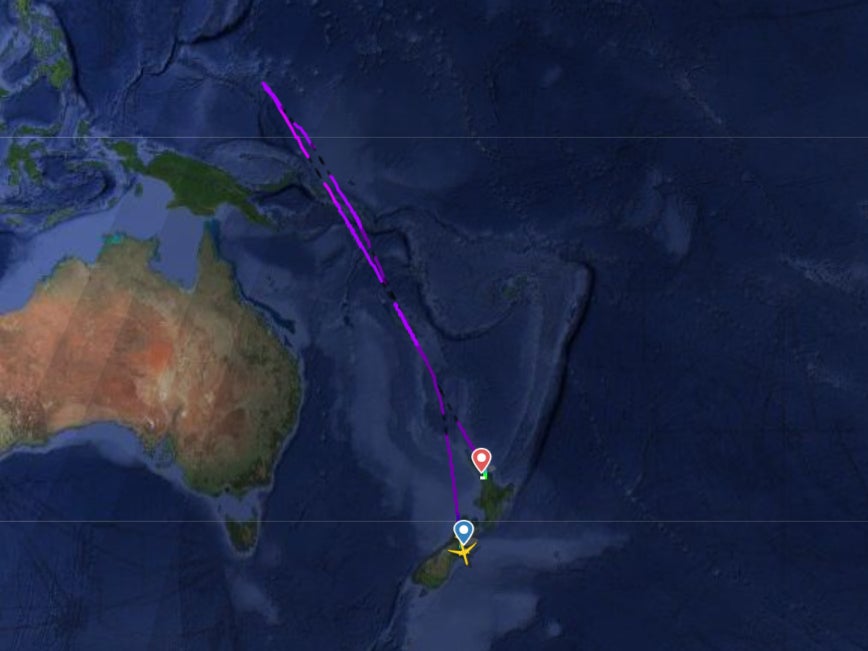 An Air New Zealand flight to Shanghai had to turn around mid-trip