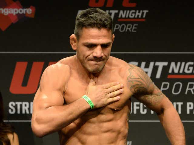<p>Former UFC lightweight champion Rafael dos Anjos</p>