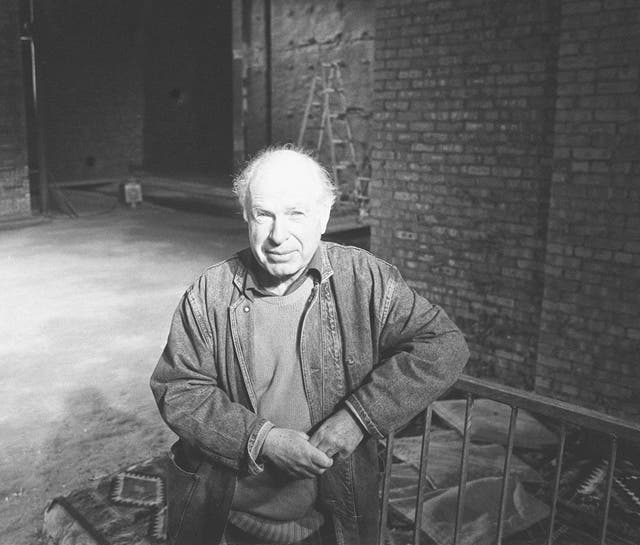 Theatre director Peter Brook in Glasgow in1988 before the opening of his epic nine-hour production of The Mahabharata (PA)