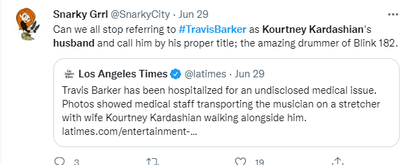 Why Smash Mouth Tweeted About Travis Barker and Kourtney Kardashian