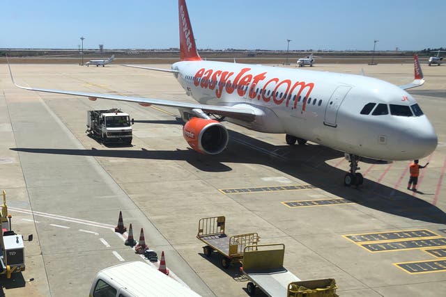 <p>Departing soon? An Airbus A320 belonging to easyJet at Faro airport in Portugal</p>