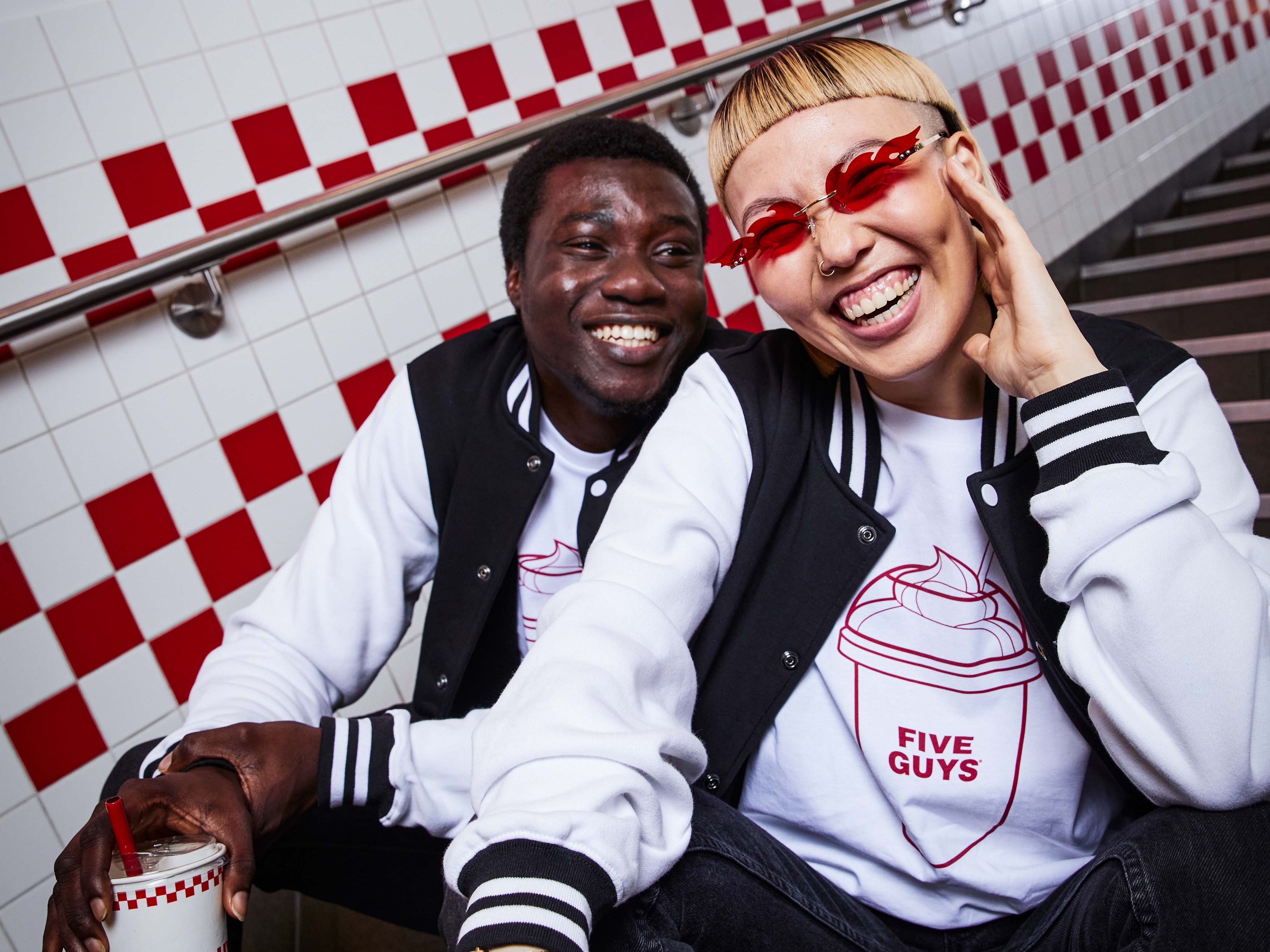 Five Guys has released its first line of branded merchandise in the UK