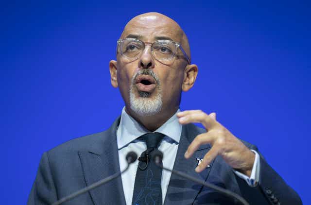 Secretary of State for Education Nadhim Zahawi addresses the Local Government Association Annual Conference, at Harrogate Convention Centre, North Yorkshire (Danny Lawson/PA)