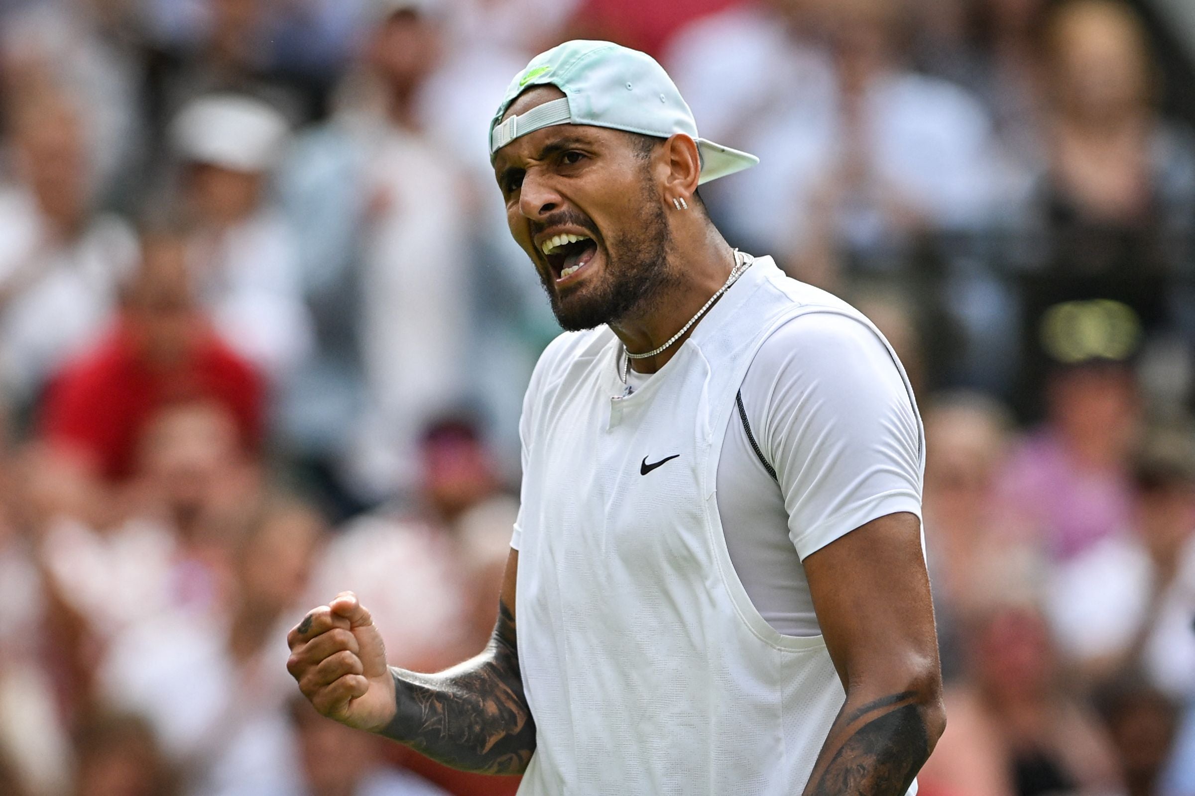 Kyrgios swung between petulance and general grand slam contender