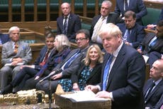 Boris Johnson admits higher defence spending is a ‘prediction’ and not a commitment