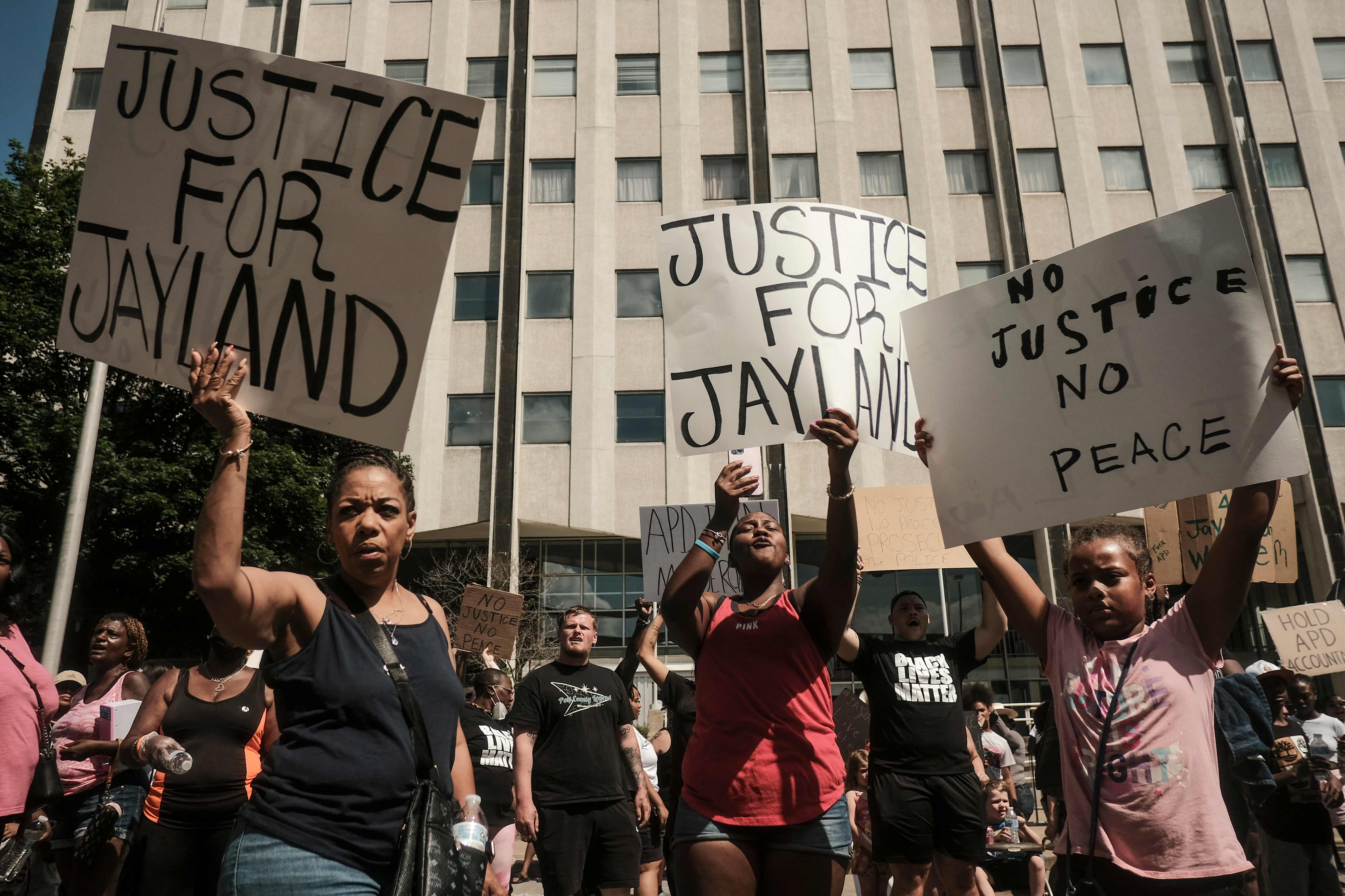 There have been protests in the US since the death of Jayland Walker