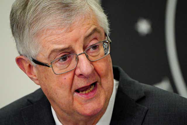 First Minister Mark Drakeford and Plaid Cymru leader Adam Price have announced new measures to control second homes in Wales (PA)