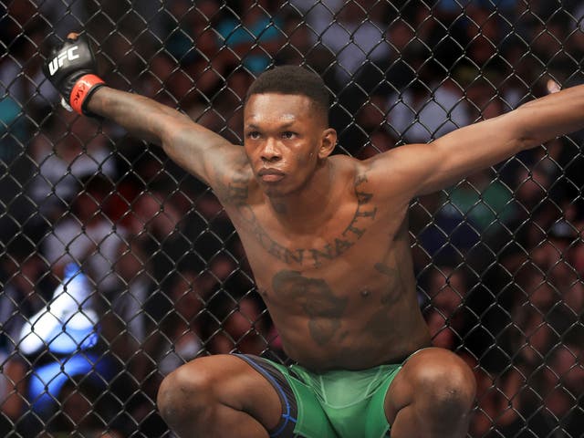 <p>UFC middleweight champion Israel Adesanya</p>