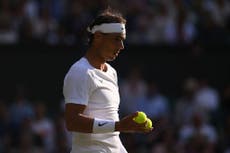 Wimbledon 2022 LIVE: Rafael Nadal faces Botic van de Zandschulp after Nick Kyrgios and Simona Halep wins