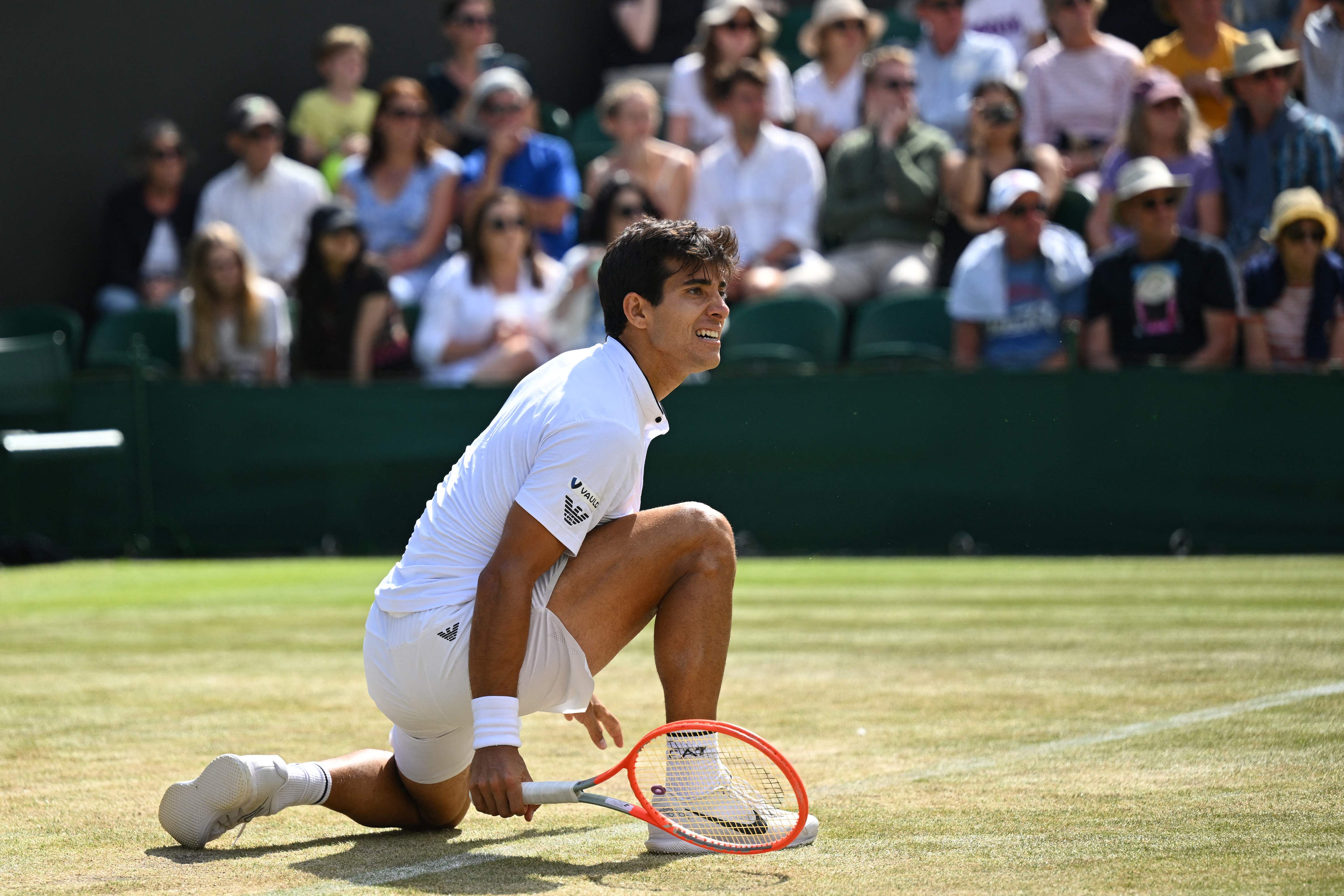 Cristian Garin came from two sets down to edge out Alex de Minaur