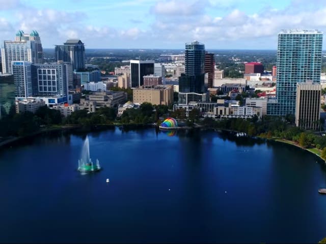 <p>Orlando, Florida, skyline. </p>