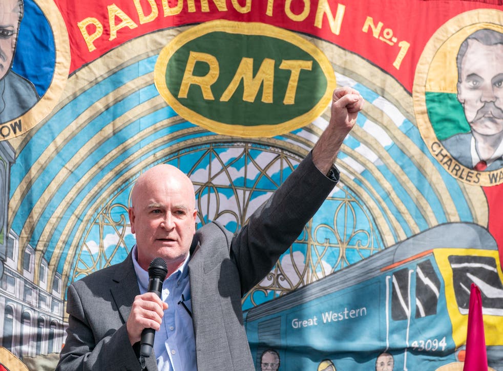National Rail Dispute The Fight Of Our Lifetime Say Rmt Leader The Independent