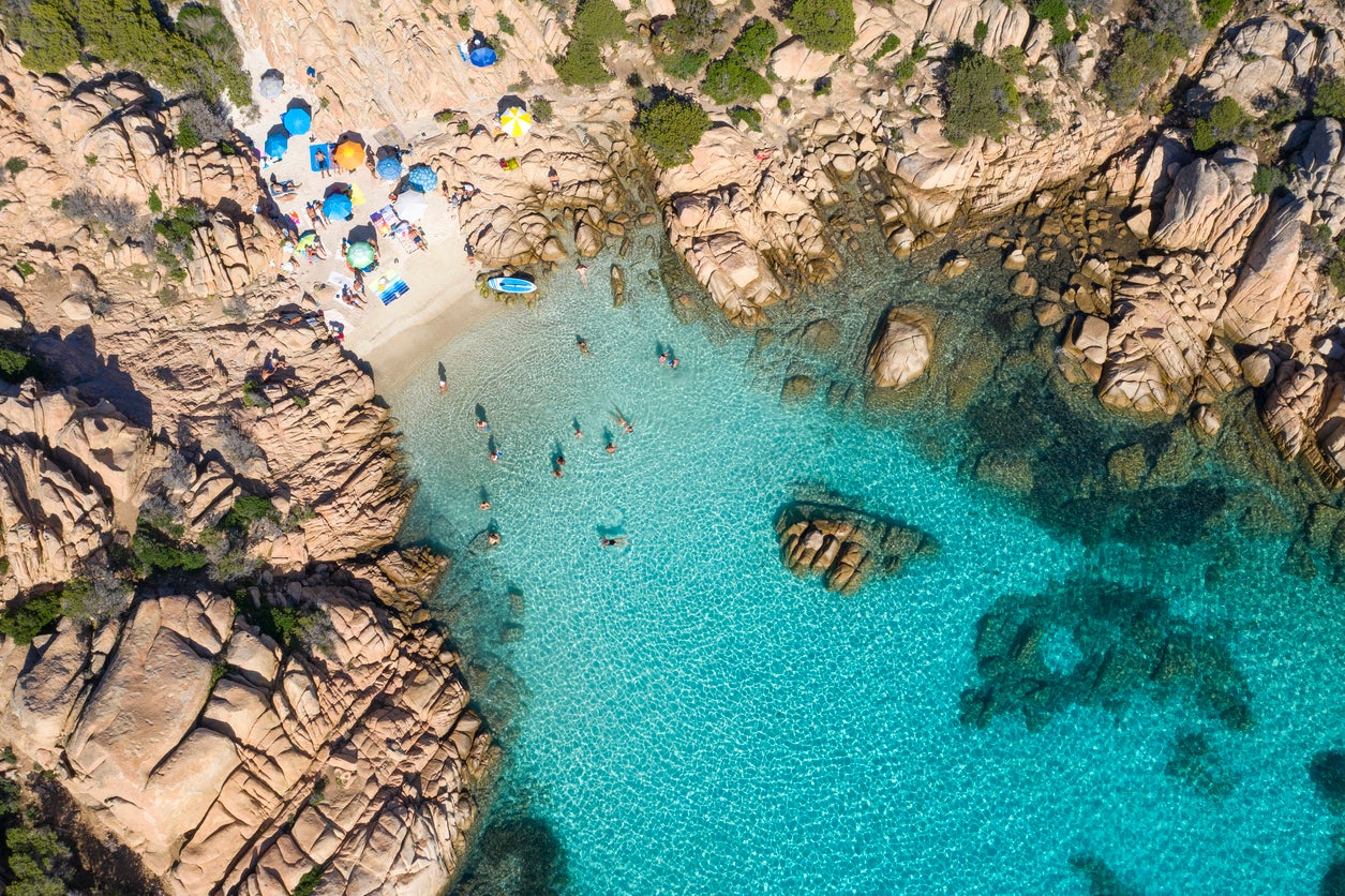 <p>Cala Coticcio bay, La Maddalena Archipelago, Sardinia</p>
