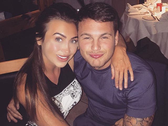 <p>Lauren Goodger and Jake McLean</p>