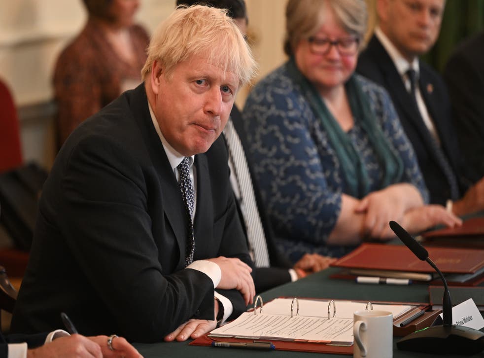 Prime Minister Boris Johnson holds a Cabinet meeting (Justin Tallis/PA)