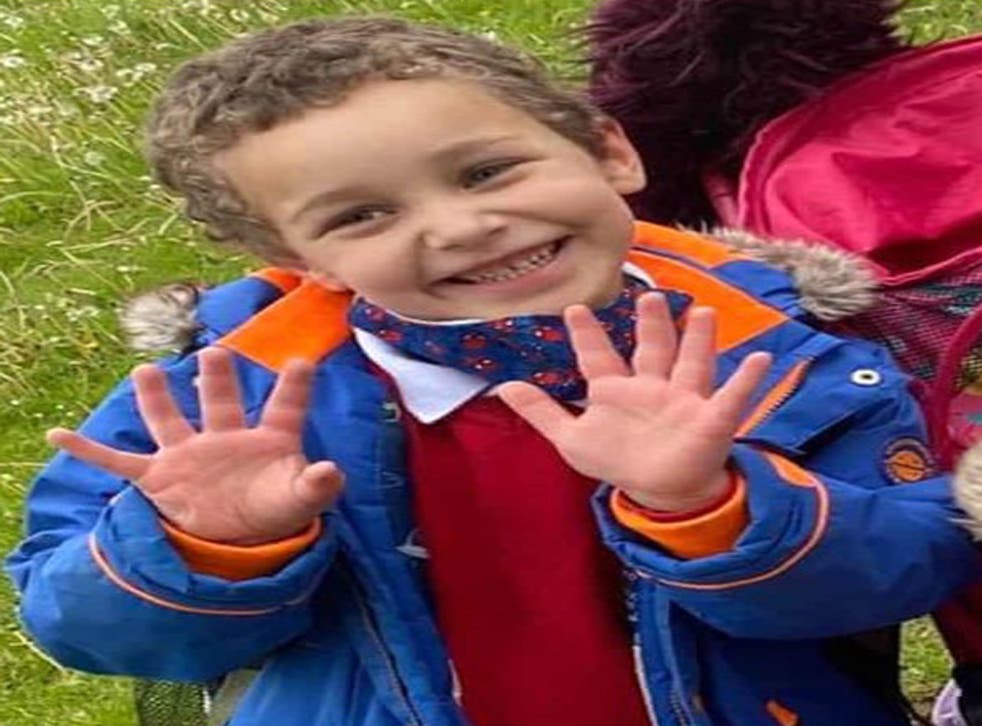 The father of murdered five-year-old Logan Mwangi has started campaigning to have the law changed so that estranged parents are told if social services become involved with their biological child (South Wales Police/PA)