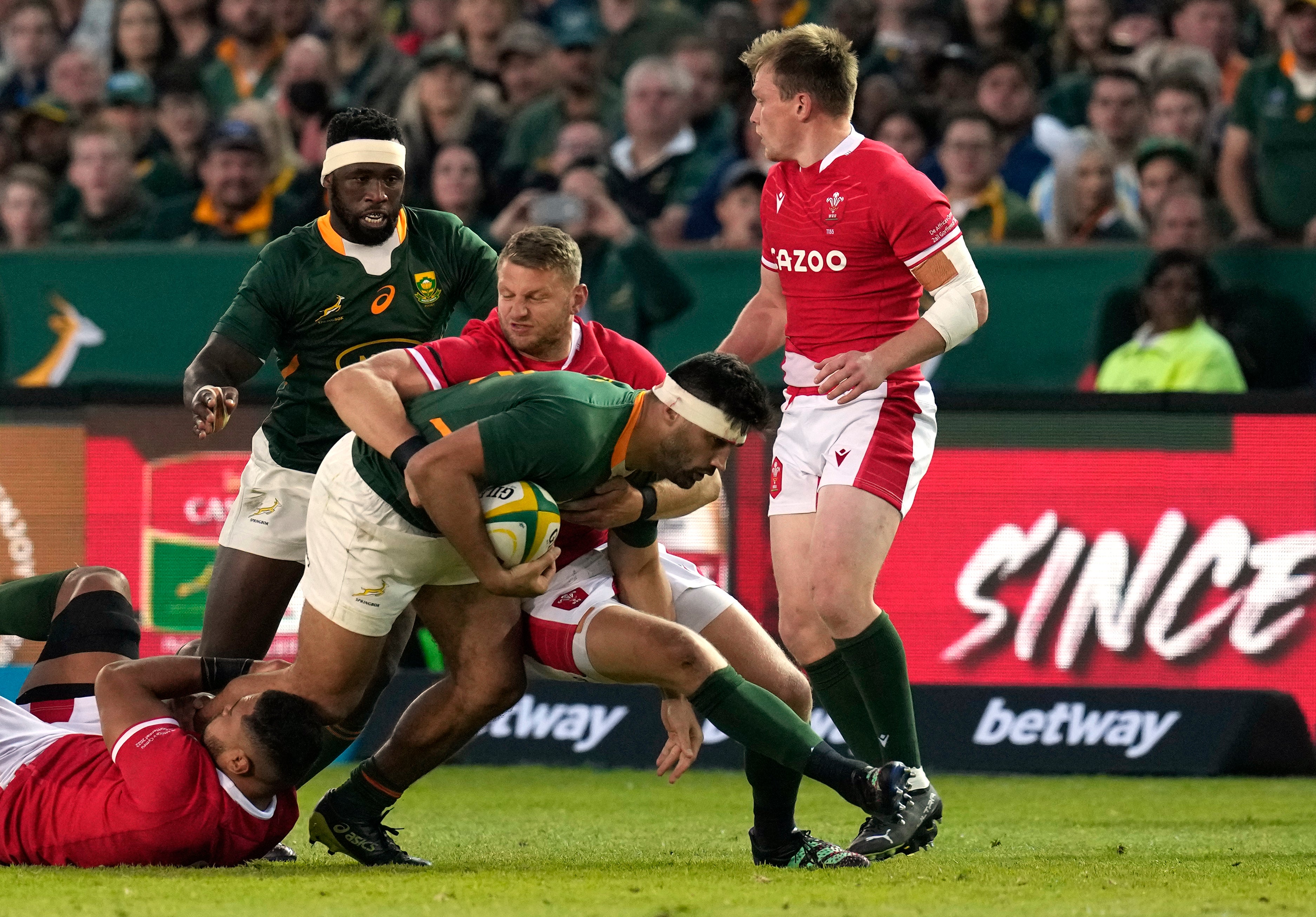 The Springboks won a thrilling first Test last weekend (Themba Hadebe/AP)