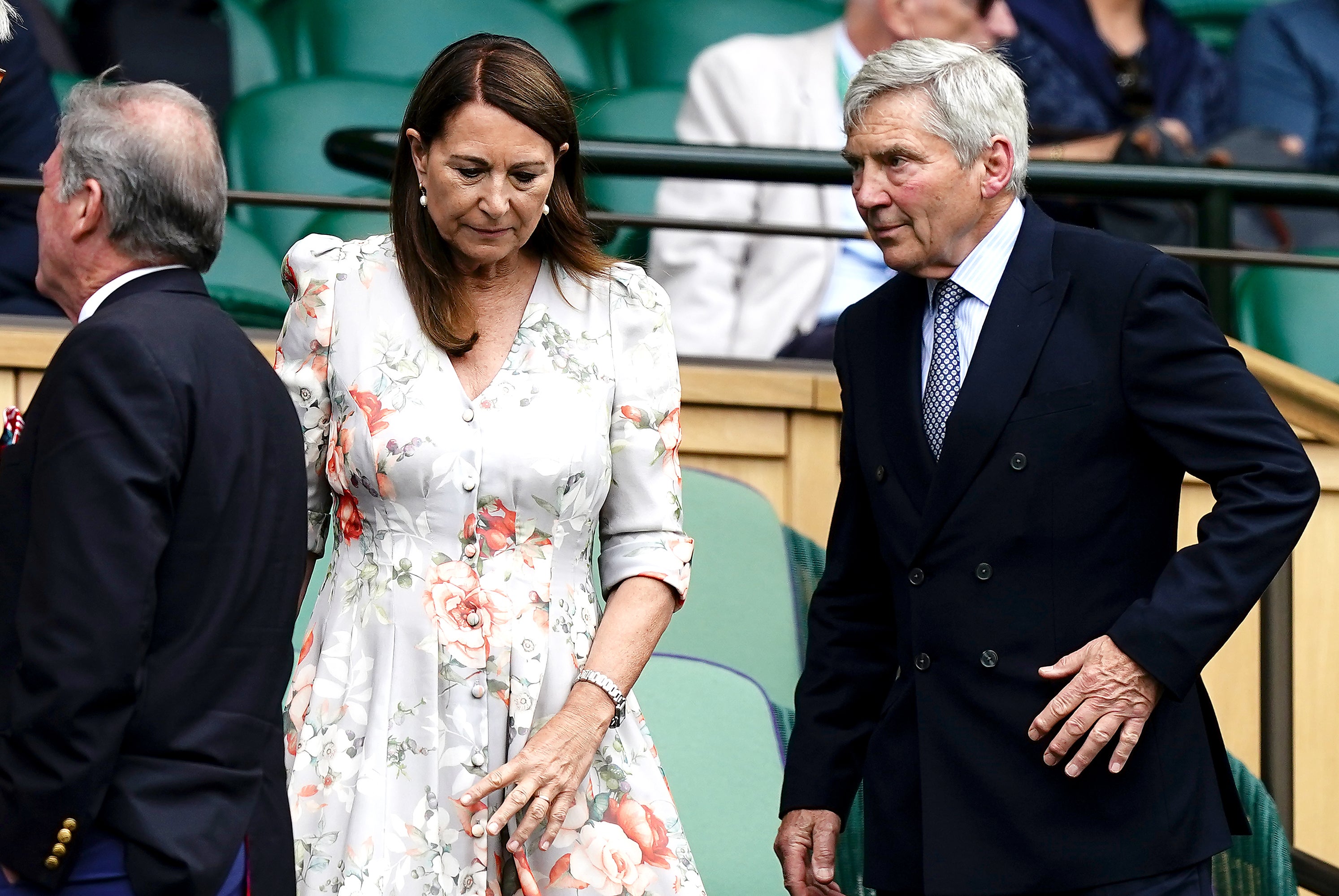 Michael Middleton (right) and Carole Middleton, parents of the Duchess of Cambridge (Aaron Chown/PA)