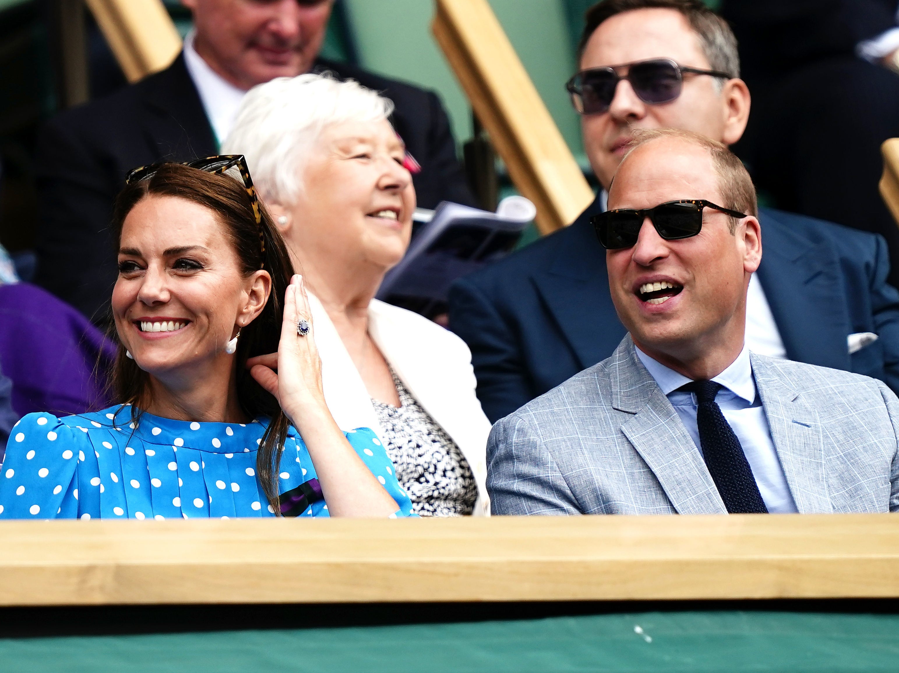 Who is in the Royal Box at Wimbledon today? The Independent