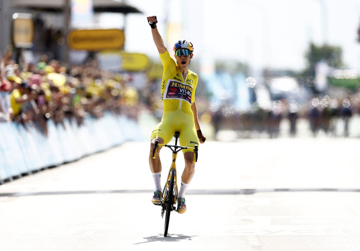Tour de France stage 4 LIVE: Result as Wout van Aert makes solo charge to win in Calais