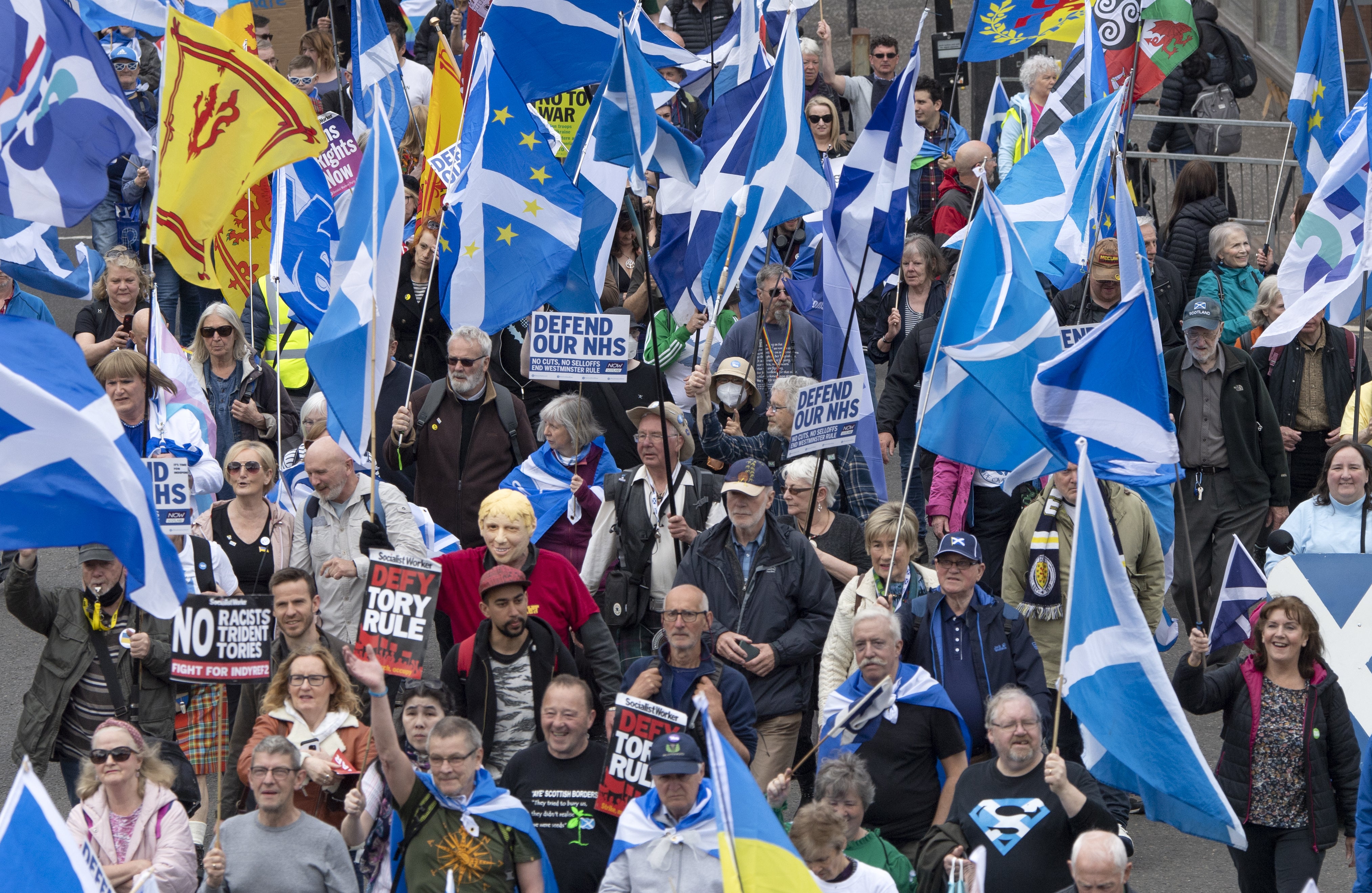 A Bill that would allow for a referendum on independence was published last week (Lesley Martin/PA)