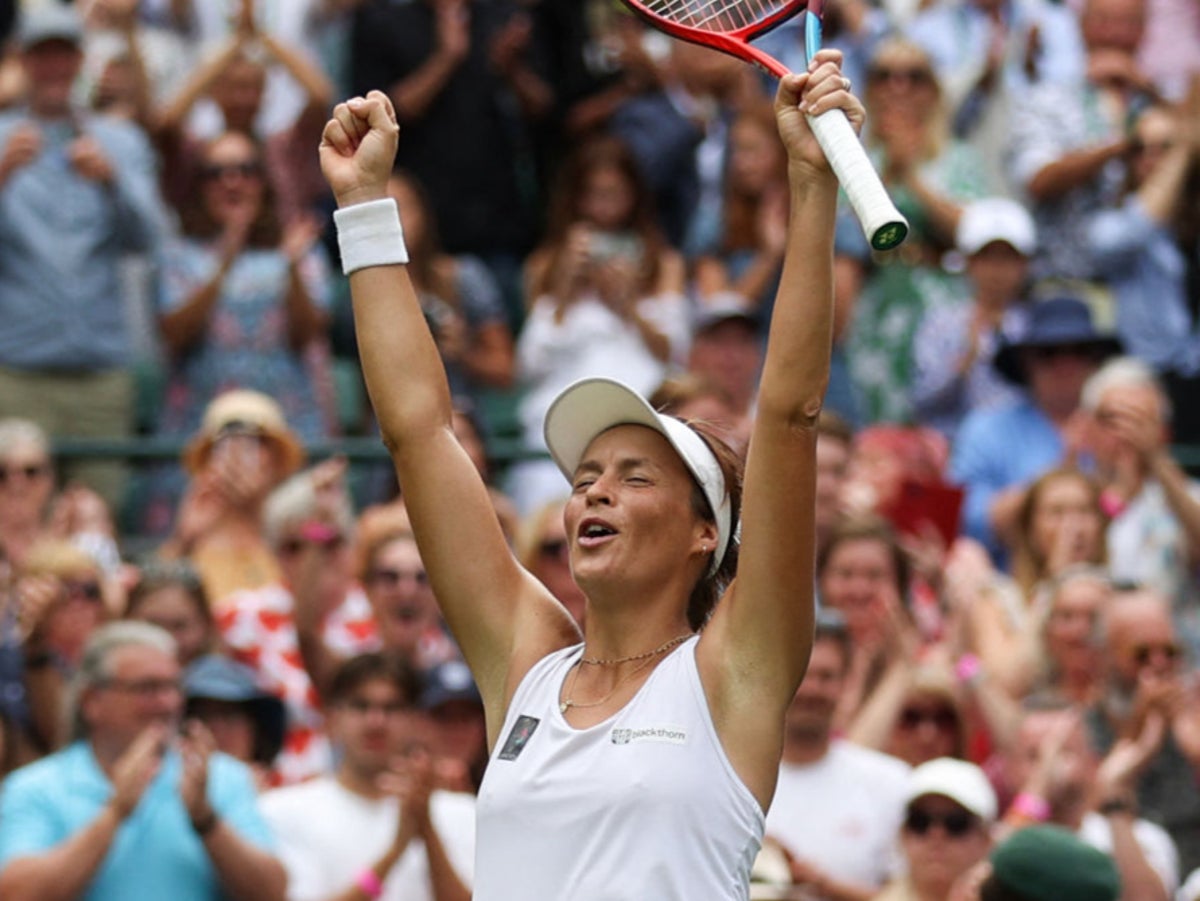 Tatjana Maria defeats Jule Niemeier to book place in Wimbledon semi-finals