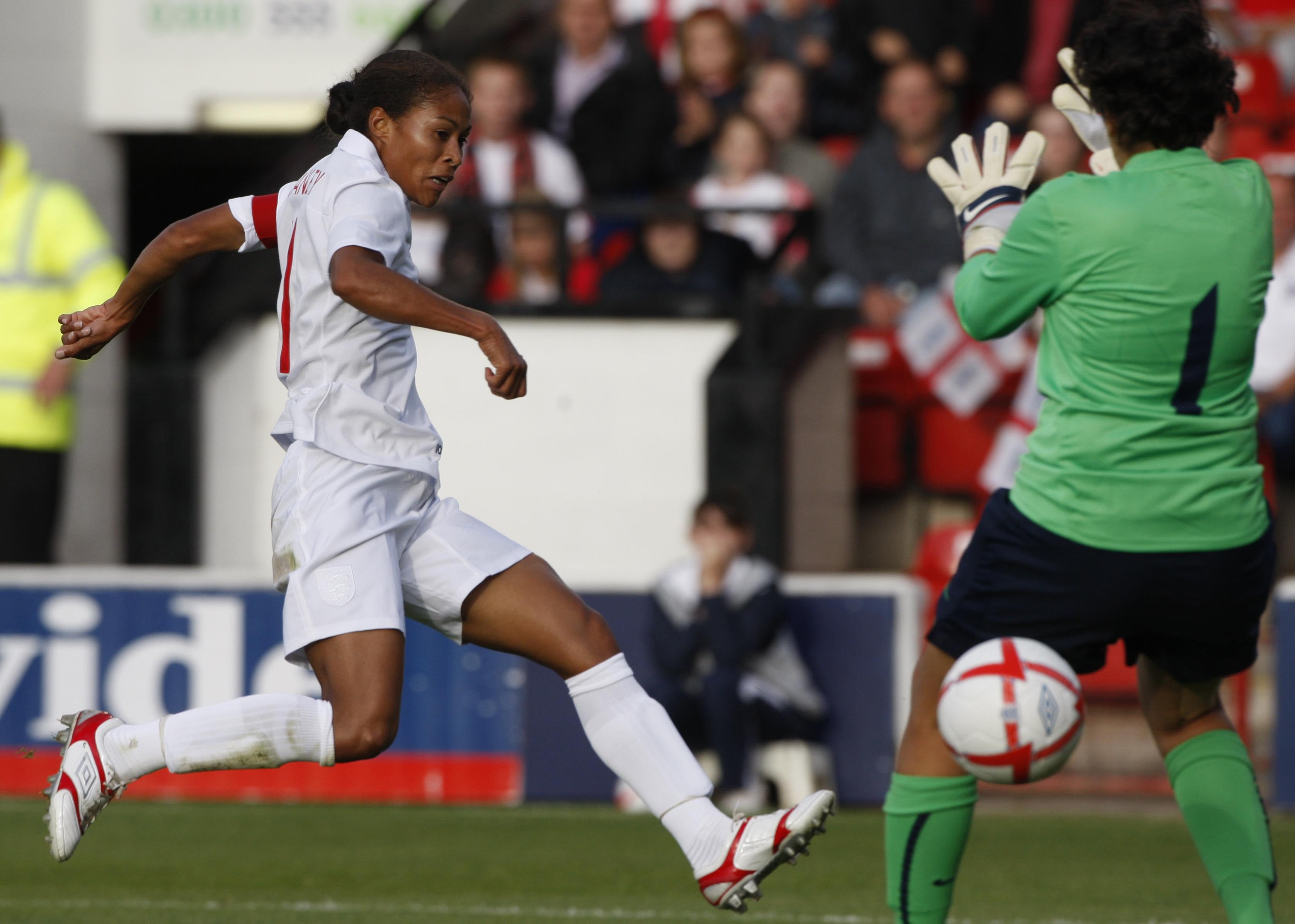 Rachel Yankey played over 100 times for England (Nick Potts/PA)