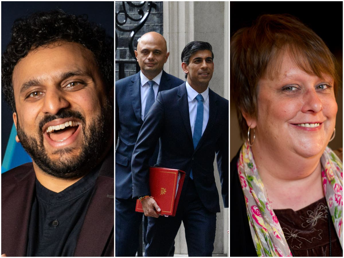 Cabinet resignations: Nish Kumar and Kathy Burke among celebrities to celebrate Sunak and Javid departures