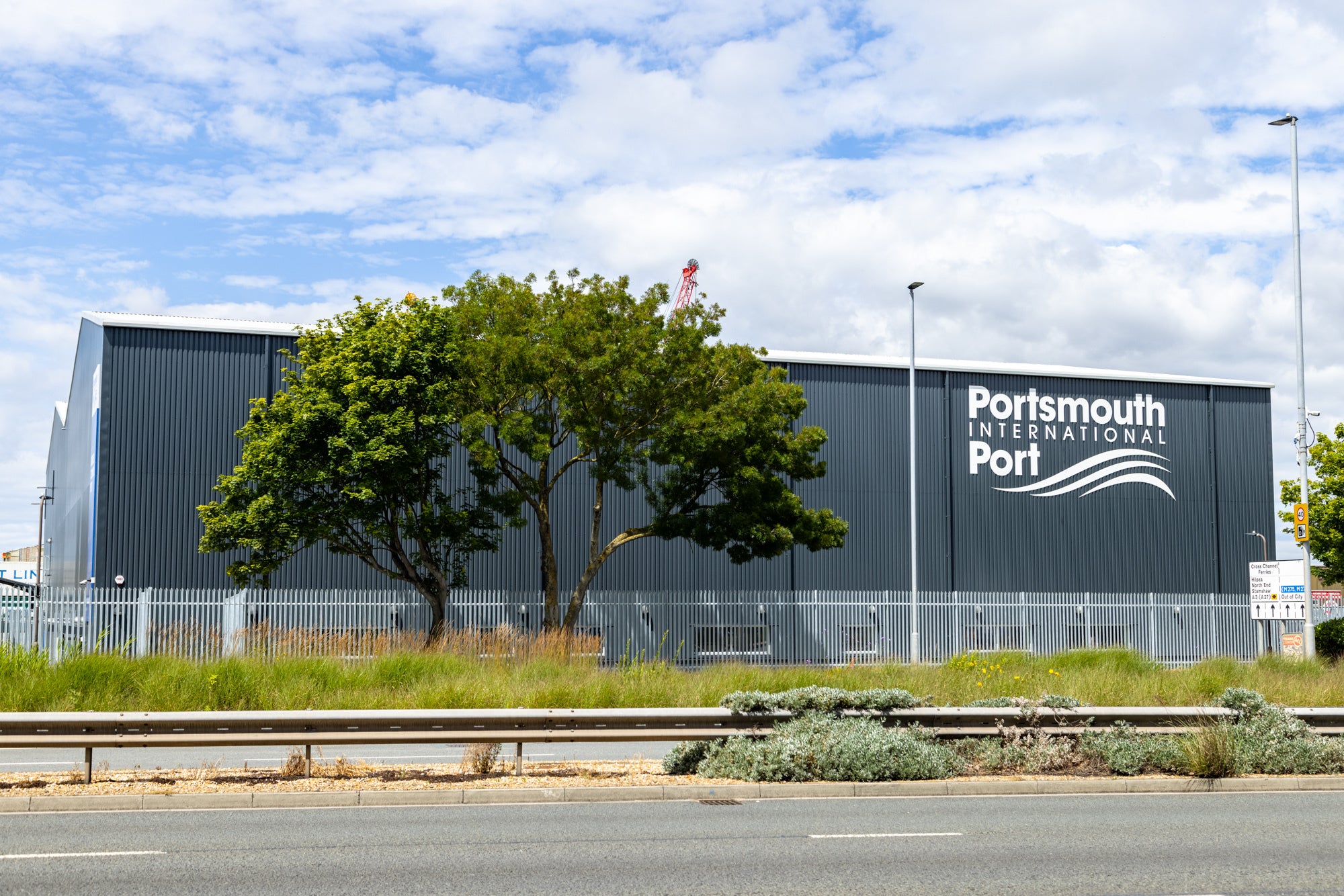 Photo issued by Portsmouth International Port of the new border control post built to handle inspections on animal products and plant and forest products coming from the European Union (Paul Gonella/PA)