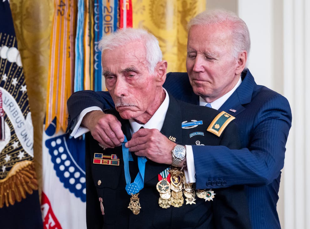 Biden Awards Medal of Honor to Four Vietnam War Veterans