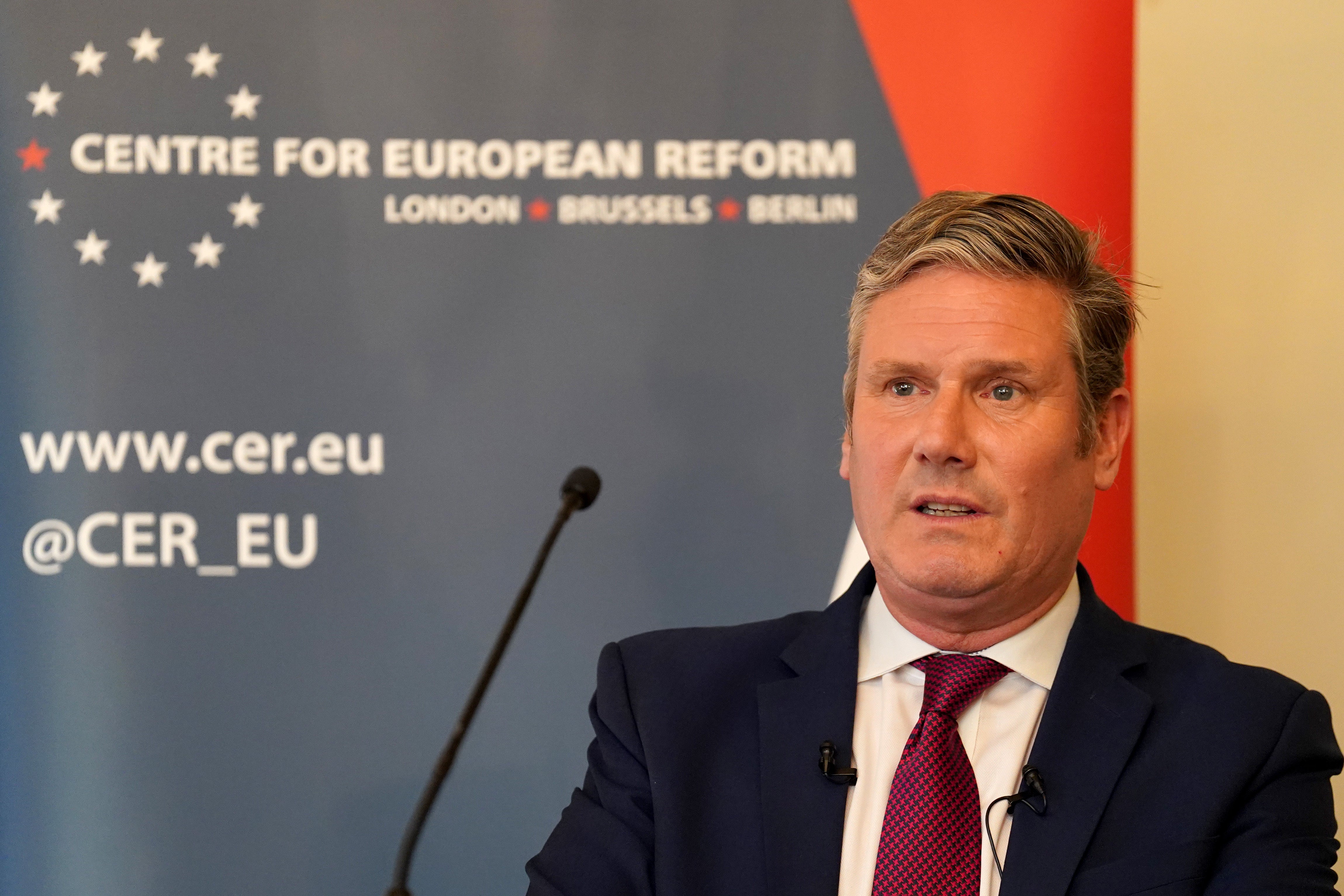 Labour leader Sir Keir Starmer says it is time for a new government (Stefan Rousseau/PA)