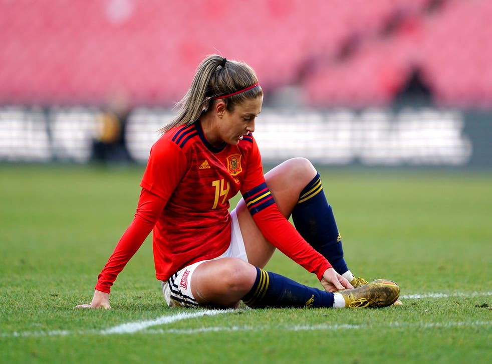 <p>Alexia Putellas suffered the injury during training</p>