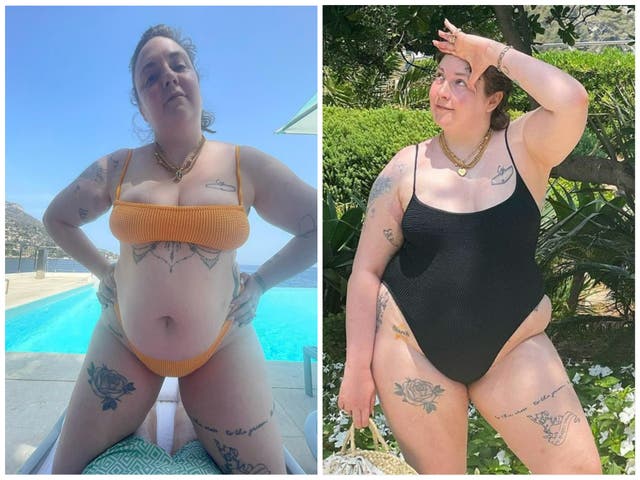 <p>After Dunham gave her Instagram followers a look into her bikini collection, several of the actor’s fans praised her for her ‘confidence’</p>