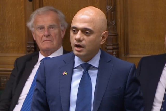 <p>Sajid Javid returns to the back benches</p>