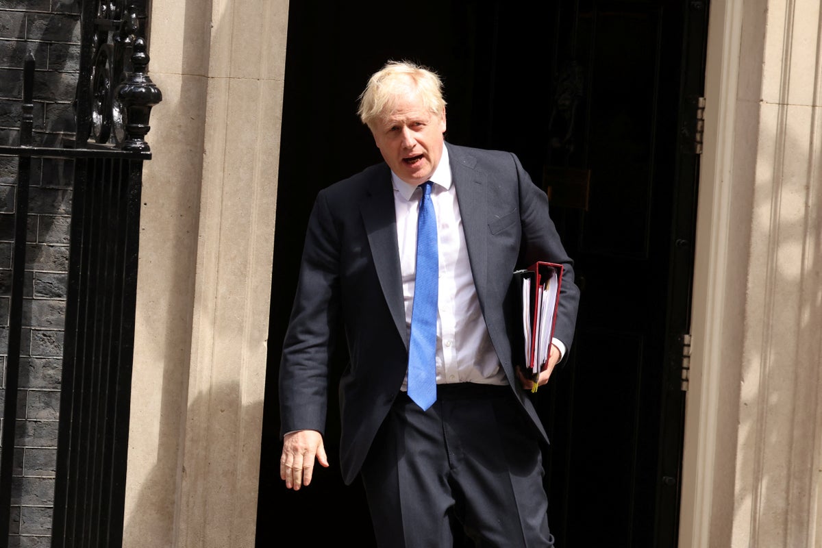 Voices: No backing singers for Boris Johnson at PMQs – it’s over, and he knows it