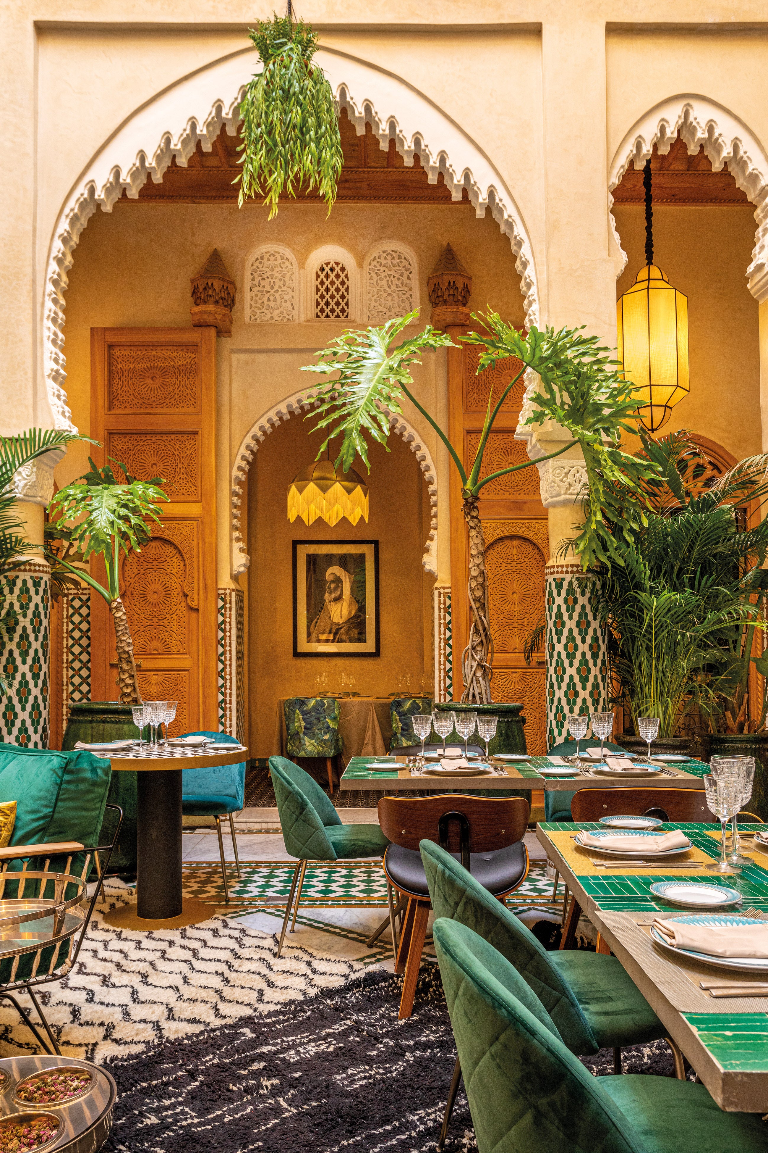 On the fringes of the old Medina lies this restaurant in the courtyard of a converted riad