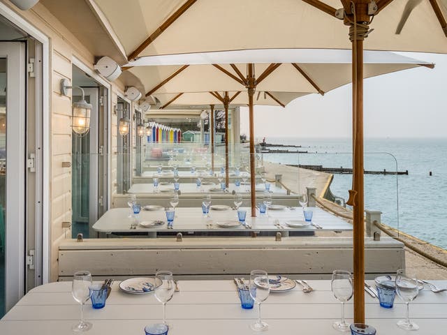 <p>The terrace is where you’ll want to while away the hours necking oysters and Painkiller cocktails – weather permitting, of course </p>