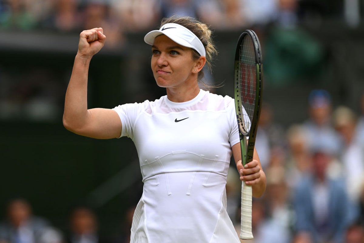 Simona Halep crushes Amanda Anisimova to return to Wimbledon semi-finals