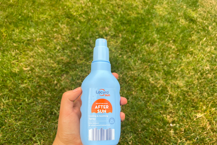 Lacura moisturising after sun spray 200ml: £1.79, Aldi.co.uk