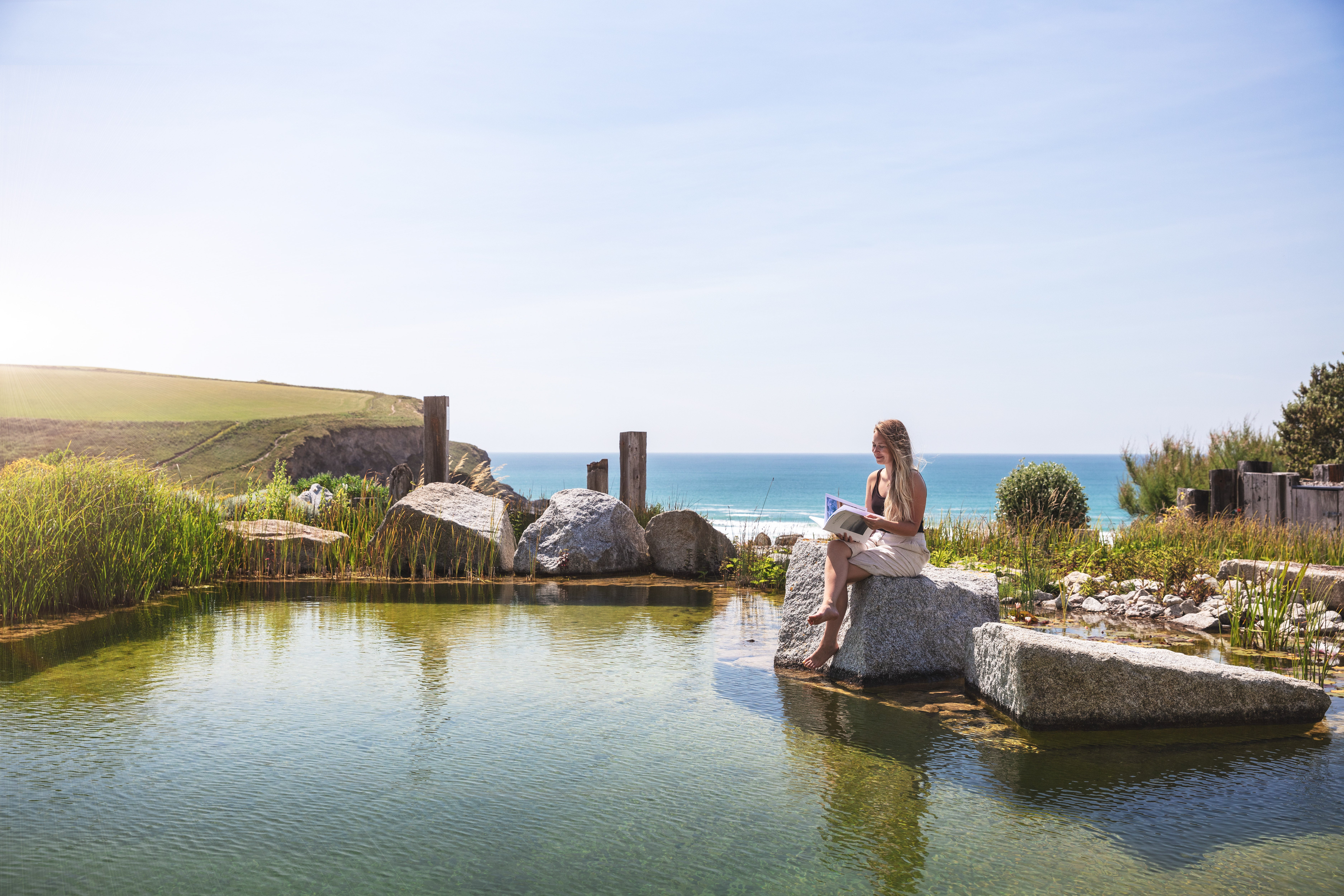 Immerse yourself in nature at The Scarlet’s natural outdoor pool