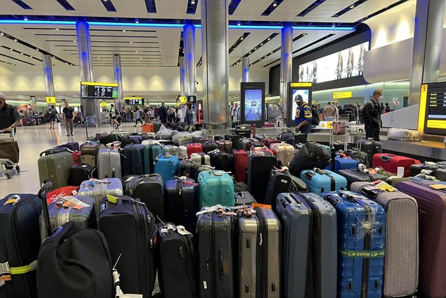 <p>Heathrow has been plagued by baggage issues </p>