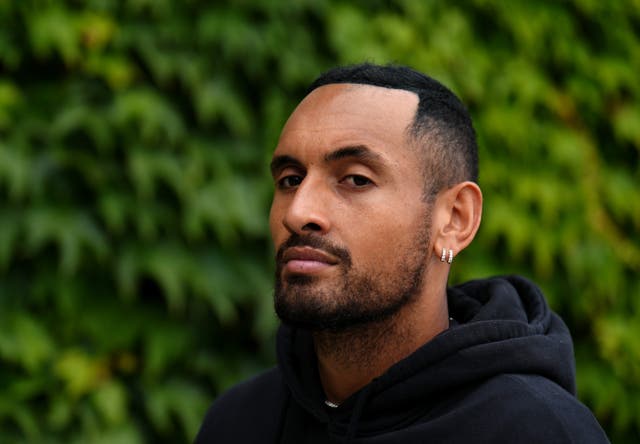 Nick Kyrgios at Wimbledon (John Walton/PA)