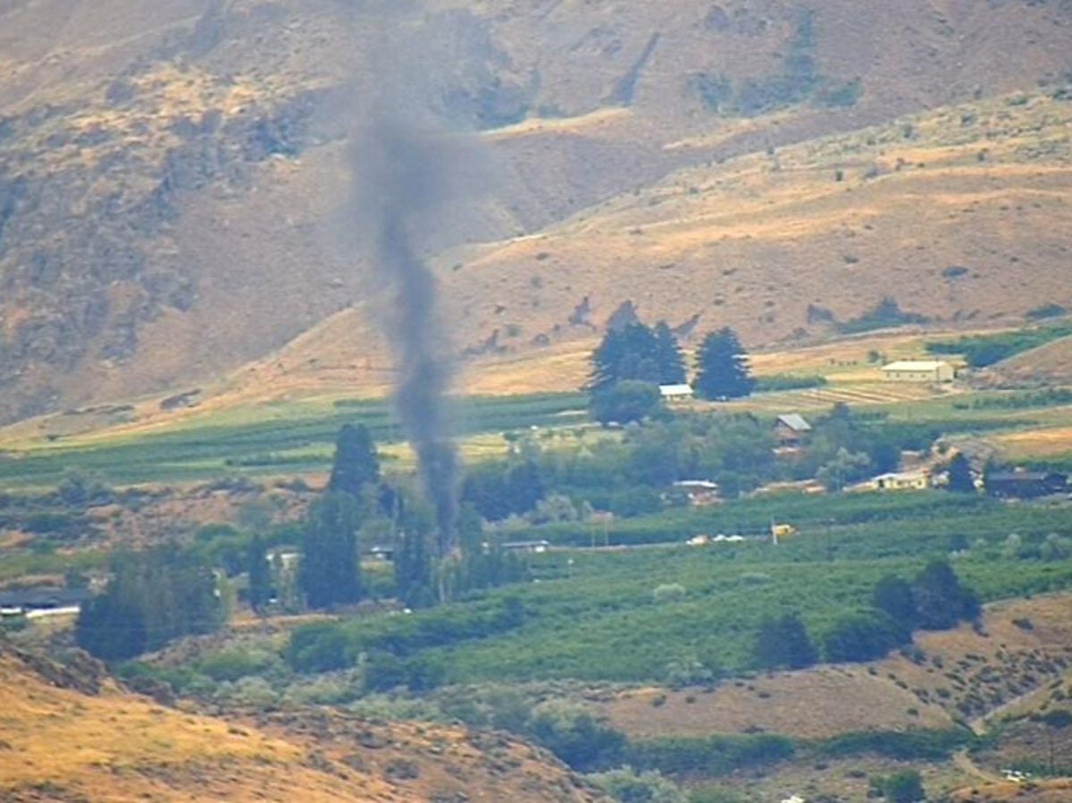 Helicopter crash causes power outage in Washington State