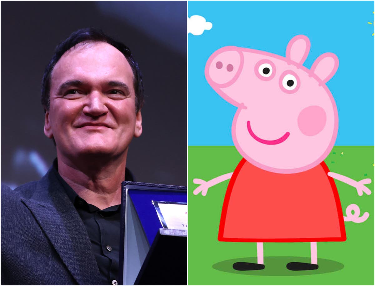 Quentin Tarantino calls Peppa Pig ‘the greatest British import of this decade’