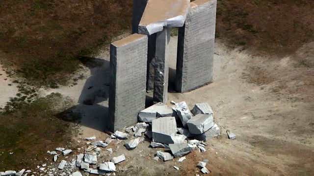 Monument Bombed-Georgia